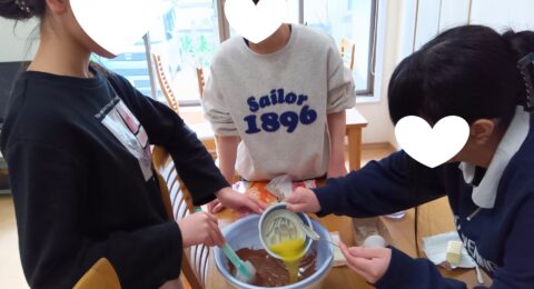 お菓子作りをしました！