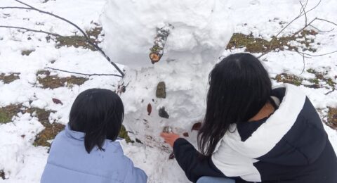 寒さに負けない子どもたち！⛄